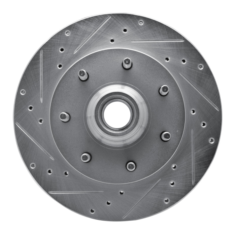 Picture of RNC Brake Rotor - Drill & Slot - R1 97-02 Ford F-150 RWD Front Left Drilled & Slotted Silver Brake Rotor rnc631-54155L