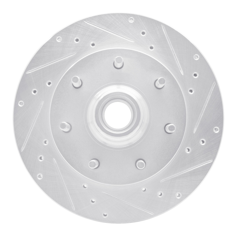 Picture of RNC Brake Rotor - Drill & Slot - R1 97-02 Ford F-150 RWD Front Right Drilled & Slotted Silver Brake Rotor rnc631-54155R