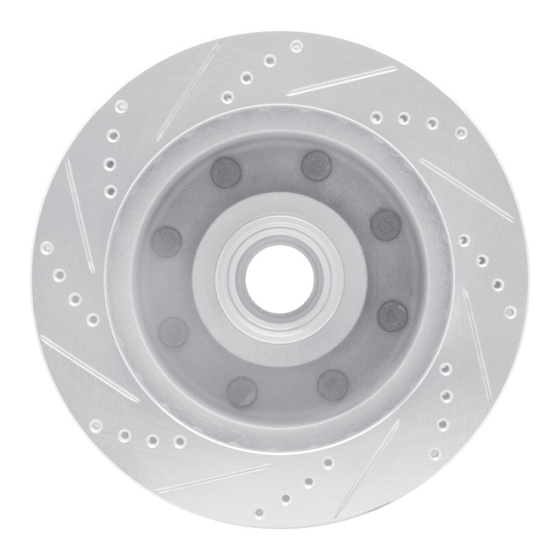Picture of RNC Brake Rotor - Drill & Slot - R1 99-02 Ford F-250 2WD (Super Duty) Front Right Drilled & Slotted Silver Brake Rotor rnc631-54162R