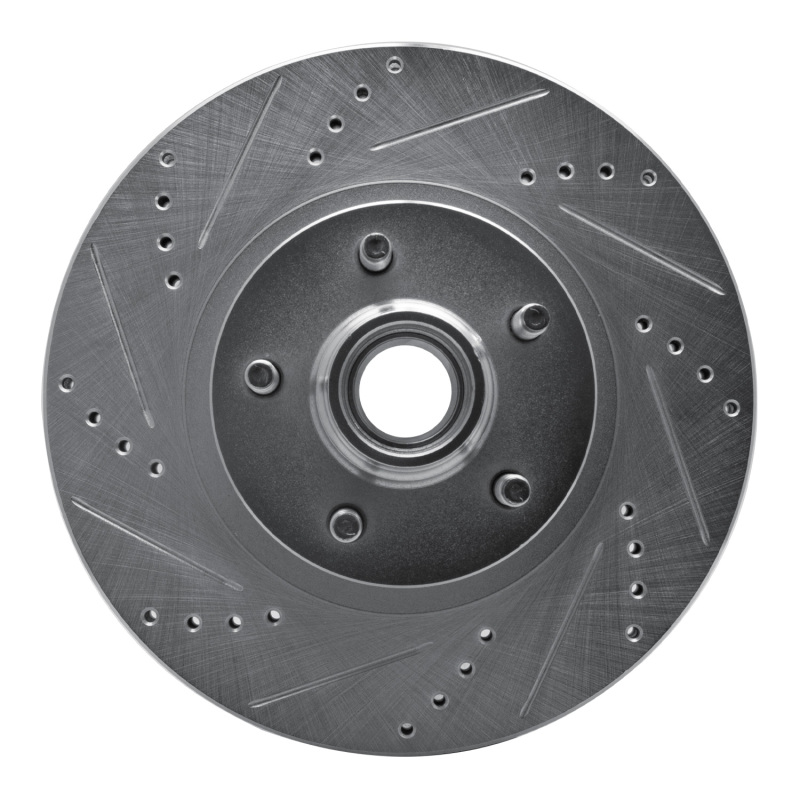 Picture of RNC Brake Rotor - Drill & Slot - R1 01-05 Ford Explorer Sport Trac Front Left Drilled & Slotted Silver Brake Rotor rnc631-54172L