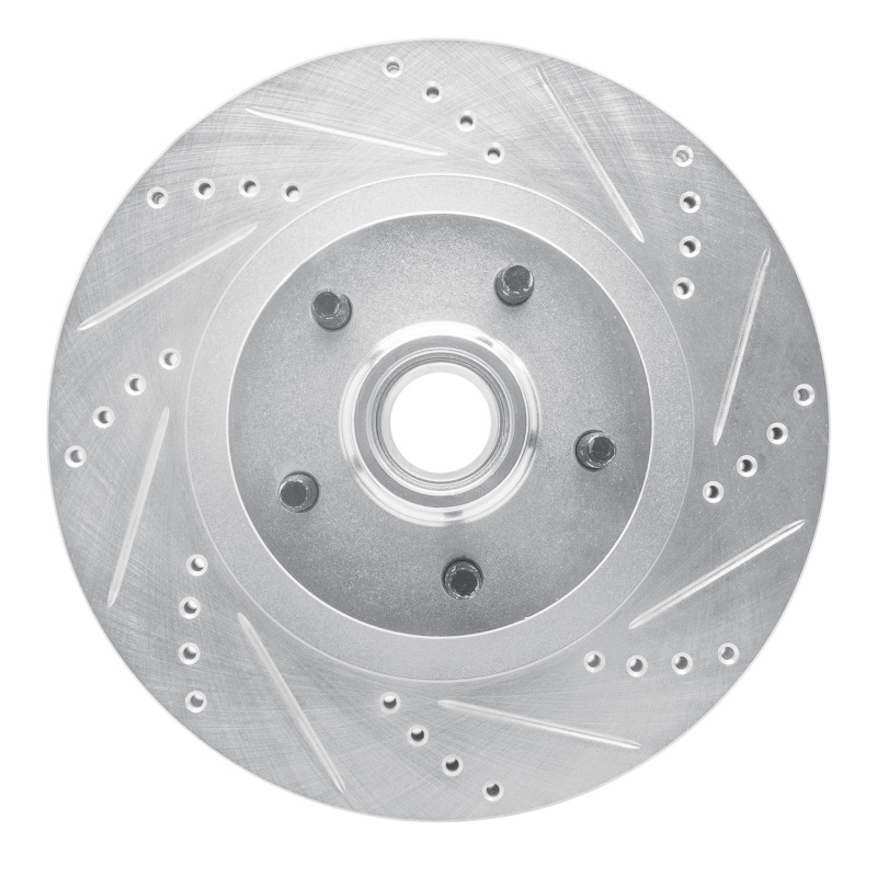 Picture of RNC Brake Rotor - Drill & Slot - R1 01-05 Ford Explorer Sport Front Right Drilled & Slotted Silver Brake Rotor rnc631-54172R