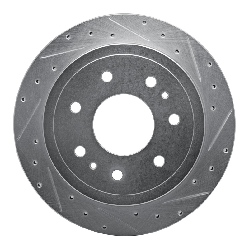 Picture of RNC Brake Rotor - Drill & Slot - R1 04-11 Ford F-150 RWD Rear Right Drilled & Slotted Silver Brake Rotor rnc631-54189R