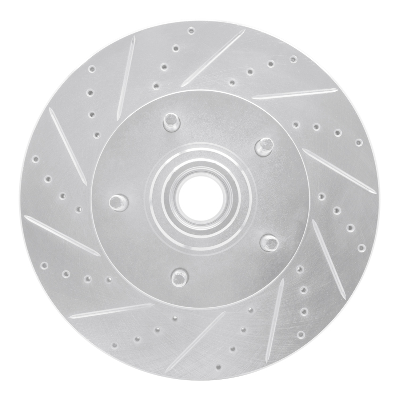 Picture of RNC Brake Rotor - Drill & Slot - R1 04-06 Ford E-150 Front Left Drilled & Slotted Silver Brake Rotor rnc631-54191L