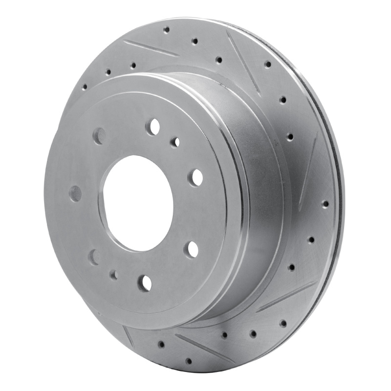 Picture of RNC Brake Rotor - Drill & Slot - R1 04-11 Ford F-150 RWD Rear Right Drilled & Slotted Silver Brake Rotor rnc631-54189R