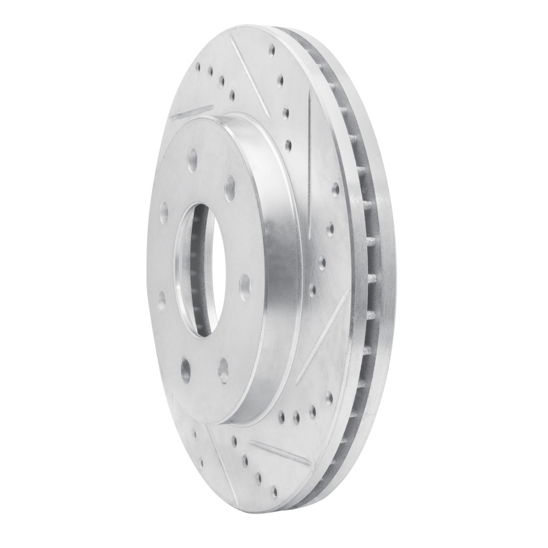 Picture of RNC Brake Rotor - Drill & Slot - R1 04-08 Ford F-150 4WD Front Right Drilled & Slotted Silver Brake Rotor rnc631-54187R