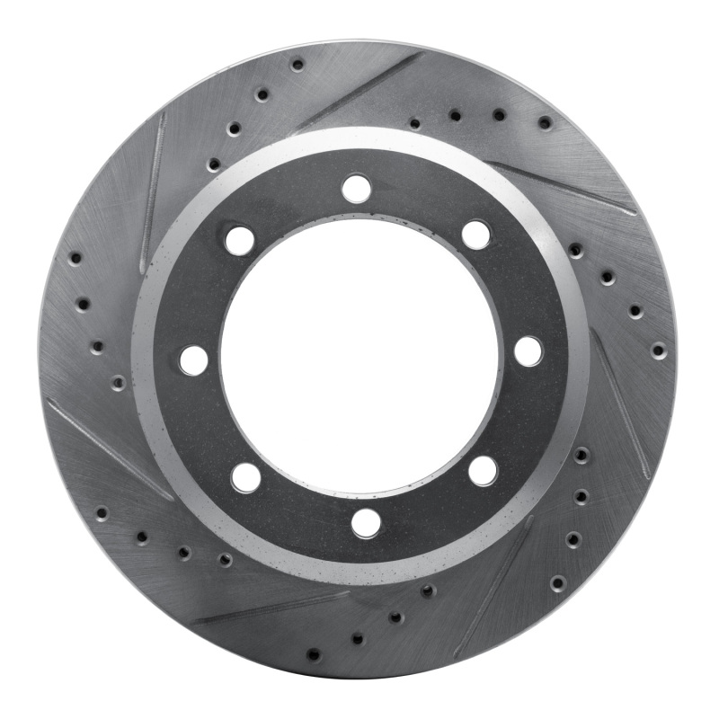Picture of RNC Brake Rotor - Drill & Slot - R1 05-12 Ford F-350 Super Duty 2WD Rear Left Drilled & Slotted Silver Brake Rotor rnc631-54200L