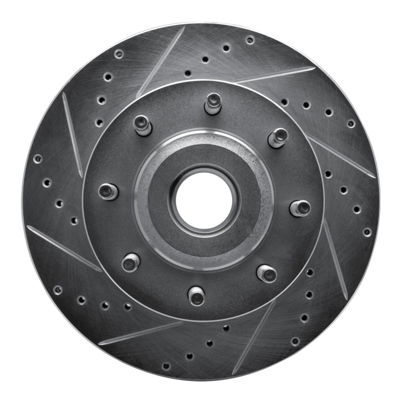 Picture of RNC Brake Rotor - Drill & Slot - R1 05-07 Ford F-250 2WD (Super Duty) Front Left Drilled & Slotted Silver Brake Rotor rnc631-54201L