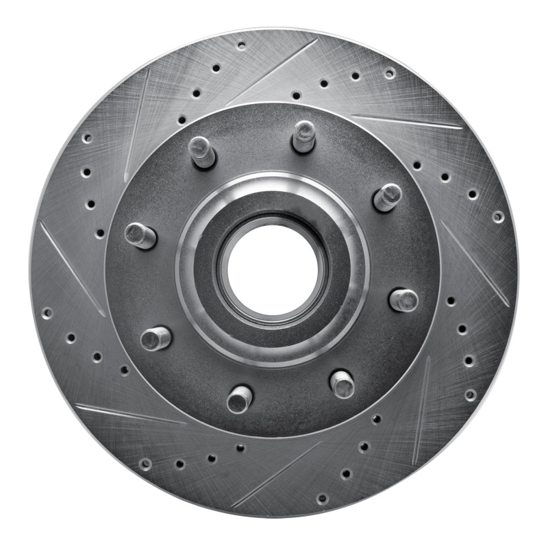 Picture of RNC Brake Rotor - Drill & Slot - R1 06-12 Ford F-250 2WD (Super Duty) Front Left Drilled & Slotted Silver Brake Rotor rnc631-54206L
