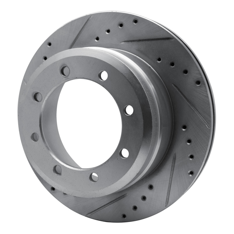 Picture of RNC Brake Rotor - Drill & Slot - R1 05-12 Ford F-350 Super Duty 2WD Rear Left Drilled & Slotted Silver Brake Rotor rnc631-54200L
