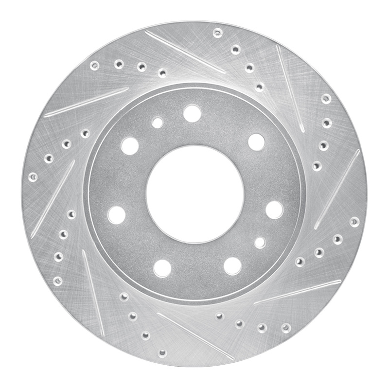 Picture of RNC Brake Rotor - Drill & Slot - R1 09-09 Ford F-150 4WD Front Right Drilled & Slotted Silver Brake Rotor rnc631-54216R