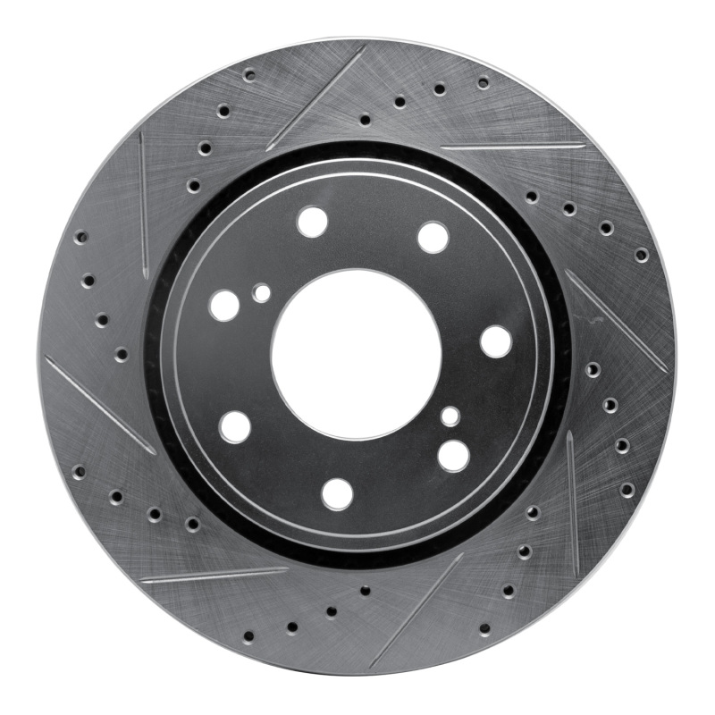 Picture of RNC Brake Rotor - Drill & Slot - R1 10-14 Ford F-150 4WD Front Left Drilled & Slotted Silver Brake Rotor rnc631-54219L