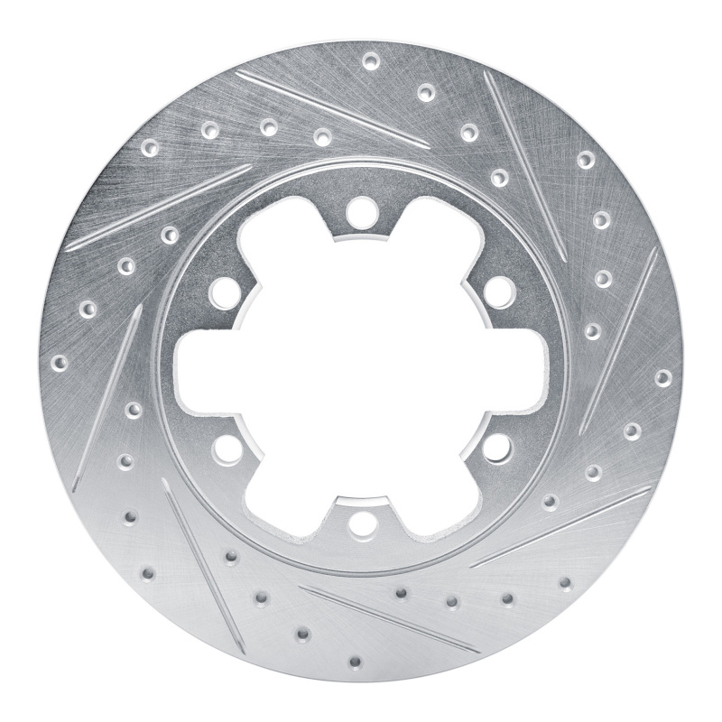 Picture of RNC Brake Rotor - Drill & Slot - R1 15-25 Ford Transit-350/SRW Rear Right Drilled & Slotted Silver Brake Rotor rnc631-54229R