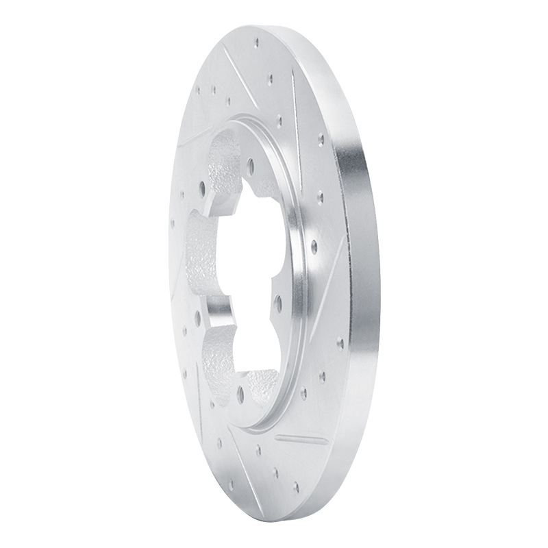 Picture of RNC Brake Rotor - Drill & Slot - R1 15-25 Ford Transit-150 Rear Right Drilled & Slotted Silver Brake Rotor rnc631-54228R