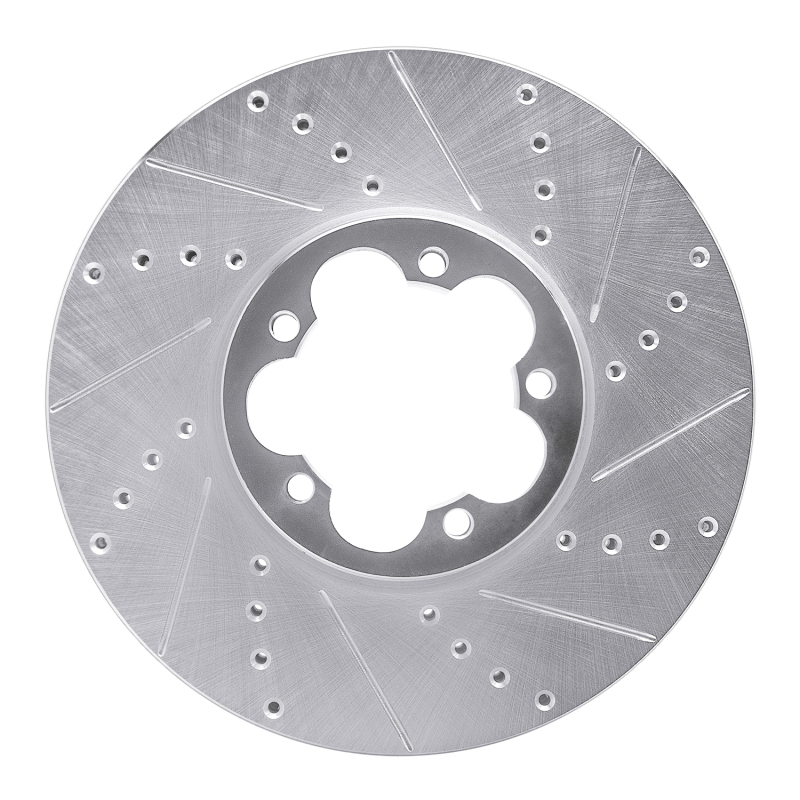 Picture of RNC Brake Rotor - Drill & Slot - R1 15-25 Ford Transit-350 HD/DRW Front Right Drilled & Slotted Silver Brake Rotor rnc631-54230R