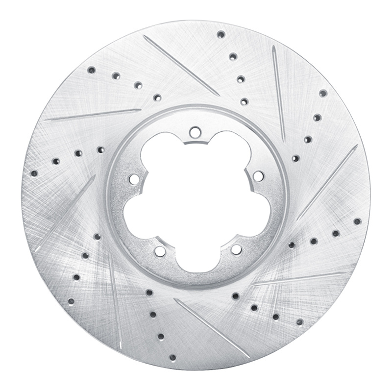 Picture of RNC Brake Rotor - Drill & Slot - R1 14-19 Ford Transit-150 Front Right Drilled & Slotted Silver Brake Rotor rnc631-54232R