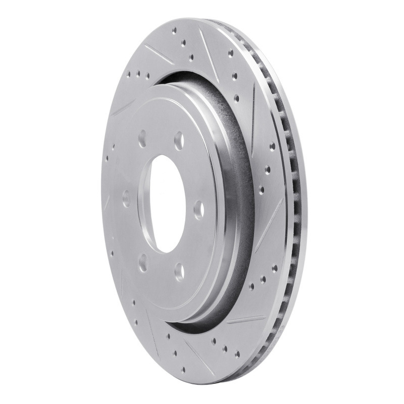 Picture of RNC Brake Rotor - Drill & Slot - R1 15-17 Ford F-150 RWD Rear Right Drilled & Slotted Silver Brake Rotor rnc631-54231R