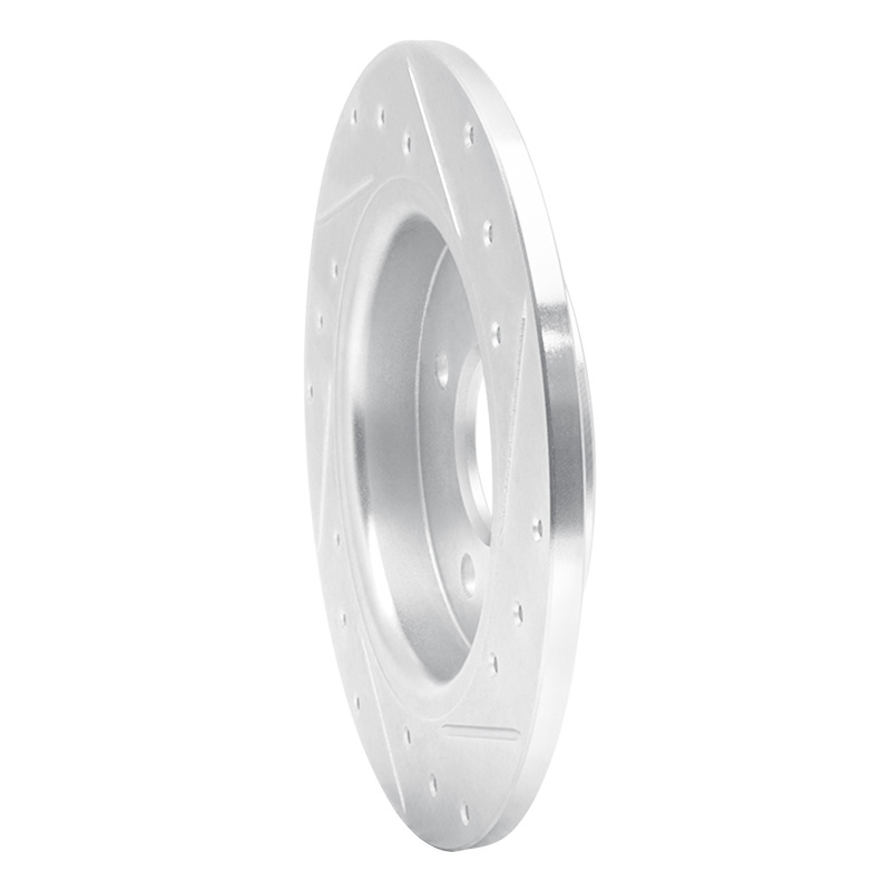 Picture of RNC Brake Rotor - Drill & Slot - R1 18-22 Ford Ecosport Rear Left Drilled & Slotted Silver Brake Rotor rnc631-54271L