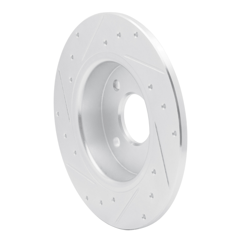 Picture of RNC Brake Rotor - Drill & Slot - R1 18-22 Ford Ecosport Rear Right Drilled & Slotted Silver Brake Rotor rnc631-54269R