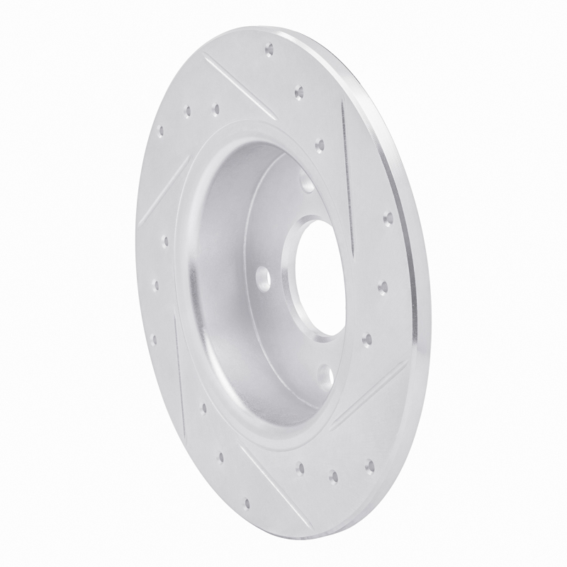 Picture of RNC Brake Rotor - Drill & Slot - R1 18-22 Ford Ecosport Rear Left Drilled & Slotted Silver Brake Rotor rnc631-54269L
