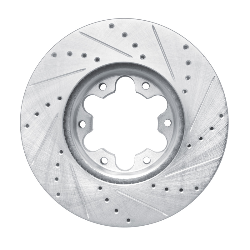 Picture of RNC Brake Rotor - Drill & Slot - R1 20-25 Ford Transit-150 Front Left Drilled & Slotted Silver Brake Rotor rnc631-54283L