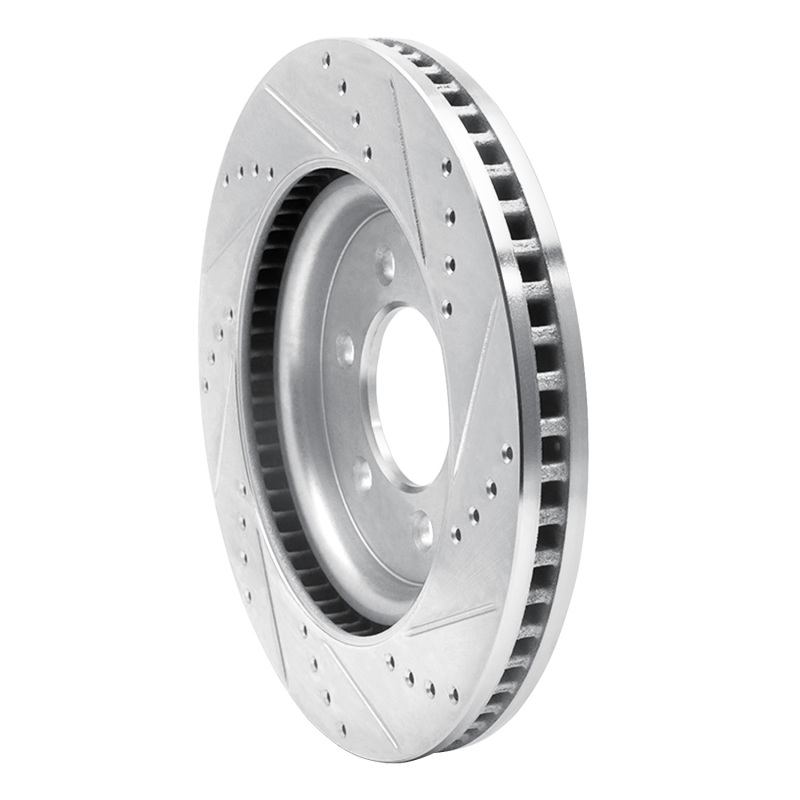 Picture of RNC Brake Rotor - Drill & Slot - R1 21-25 Ford F-150 4WD Front Left Drilled & Slotted Silver Brake Rotor rnc631-54287L