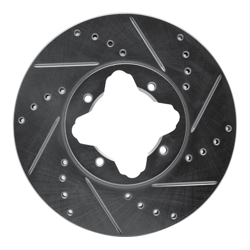 Picture of RNC Brake Rotor - Drill & Slot - R1 92-98 Acura Vigor Front Right Drilled & Slotted Silver Brake Rotor rnc631-58006R