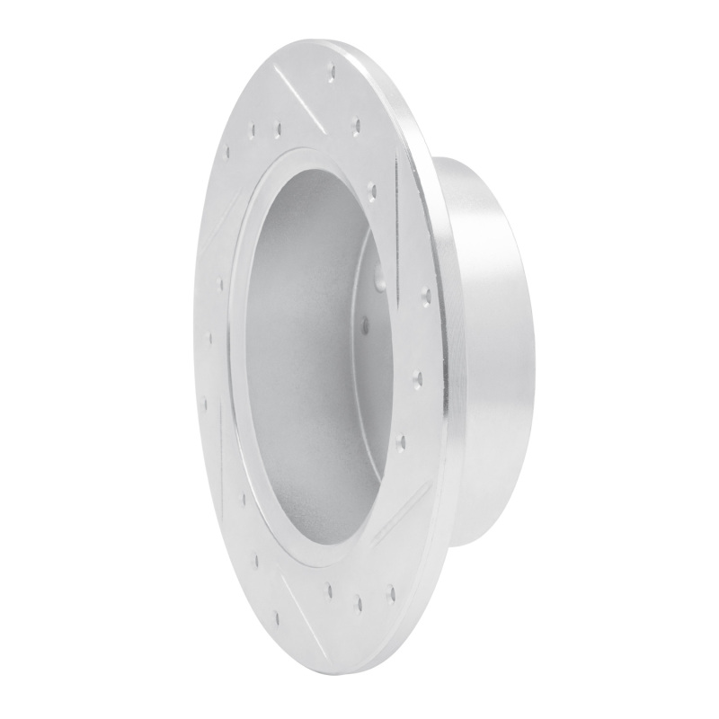 Picture of RNC Brake Rotor - Drill & Slot - R1 92-94 Acura Vigor Rear Left Drilled & Slotted Silver Brake Rotor rnc631-58007L