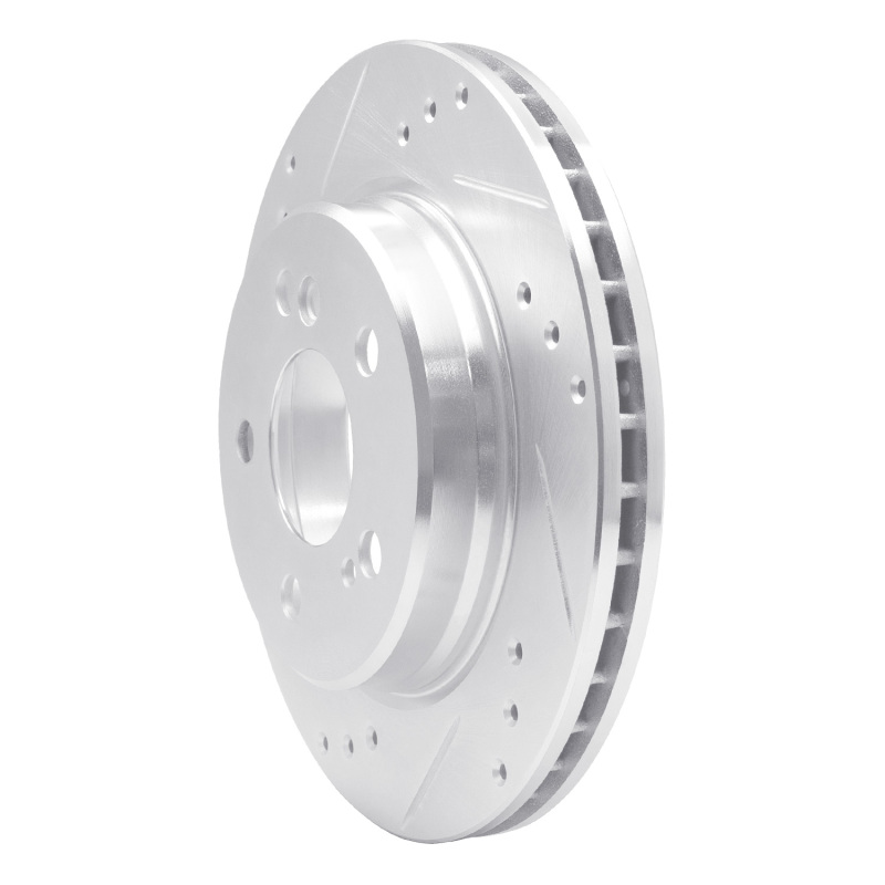 Picture of RNC Brake Rotor - Drill & Slot - R1 92-95 Mercedes-Benz E420 Rear Left Drilled & Slotted Silver Brake Rotor rnc631-63026L