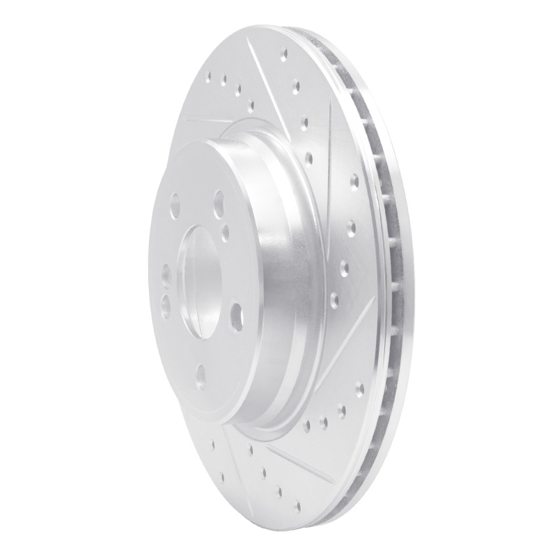 Picture of RNC Brake Rotor - Drill & Slot - R1 93-02 Mercedes-Benz SL500 Rear Right Drilled & Slotted Silver Brake Rotor rnc631-63030R