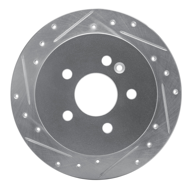 Picture of RNC Brake Rotor - Drill & Slot - R1 98-05 Mercedes-Benz ML350 Rear Left Drilled & Slotted Silver Brake Rotor rnc631-63123L