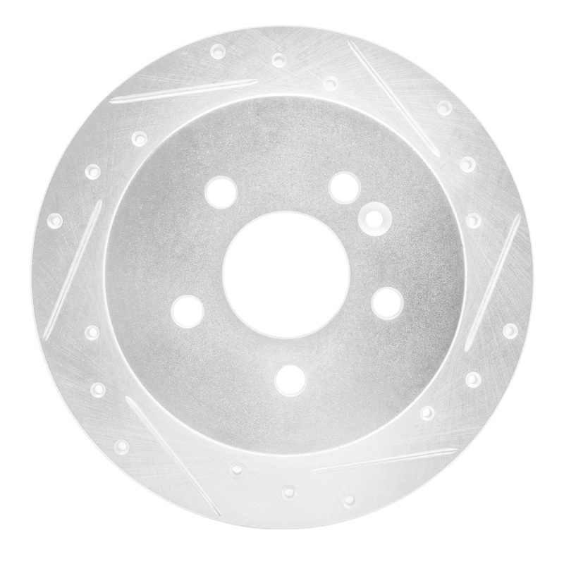 Picture of RNC Brake Rotor - Drill & Slot - R1 98-05 Mercedes-Benz ML320 Rear Right Drilled & Slotted Silver Brake Rotor rnc631-63123R