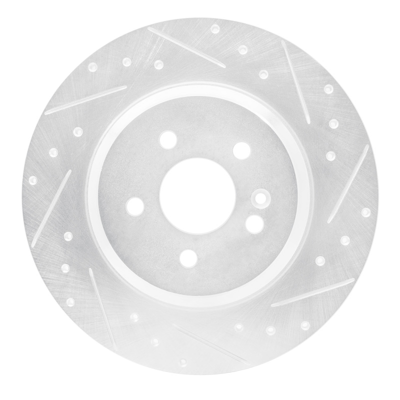 Picture of RNC Brake Rotor - Drill & Slot - R1 00-05 Mercedes-Benz ML55 AMG Rear Right Drilled & Slotted Silver Brake Rotor rnc631-63125R