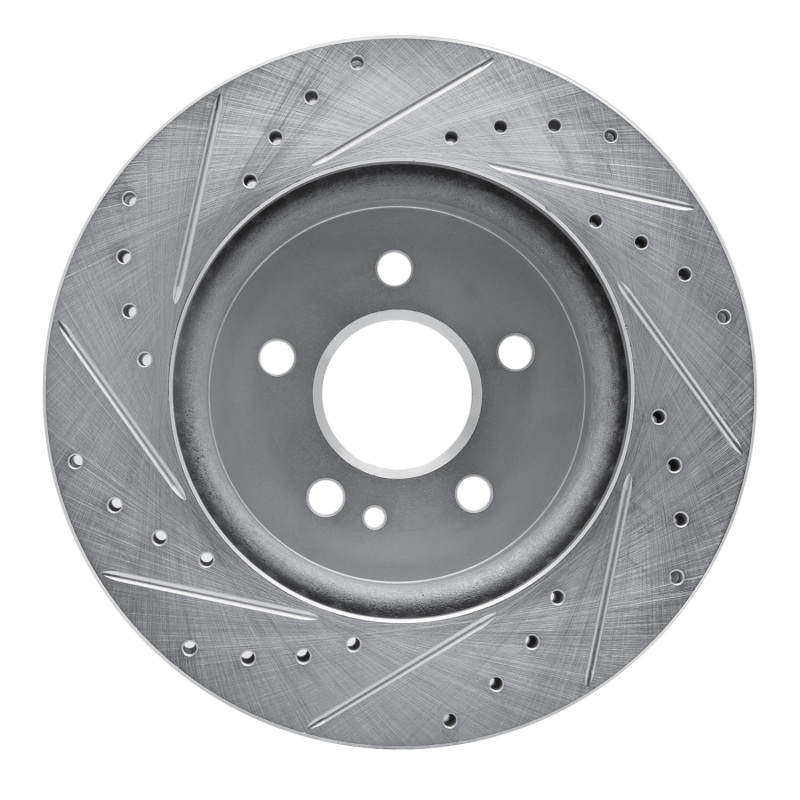 Picture of RNC Brake Rotor - Drill & Slot - R1 98-05 Mercedes-Benz ML430 Front Right Drilled & Slotted Silver Brake Rotor rnc631-63122R