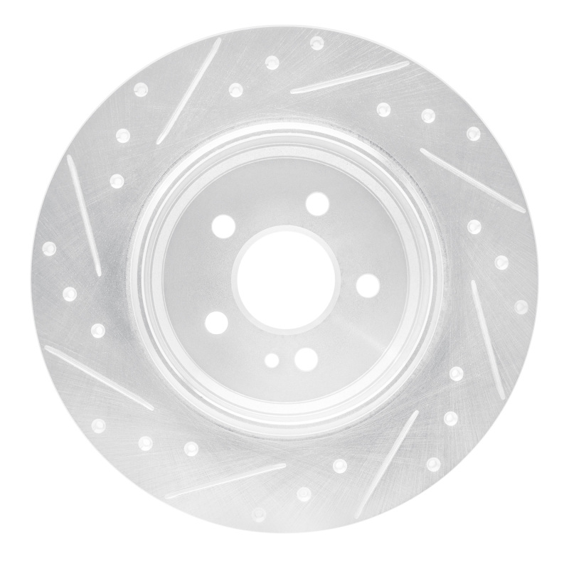 Picture of RNC Brake Rotor - Drill & Slot - R1 00-05 Mercedes-Benz ML55 AMG Rear Right Drilled & Slotted Silver Brake Rotor rnc631-63125R