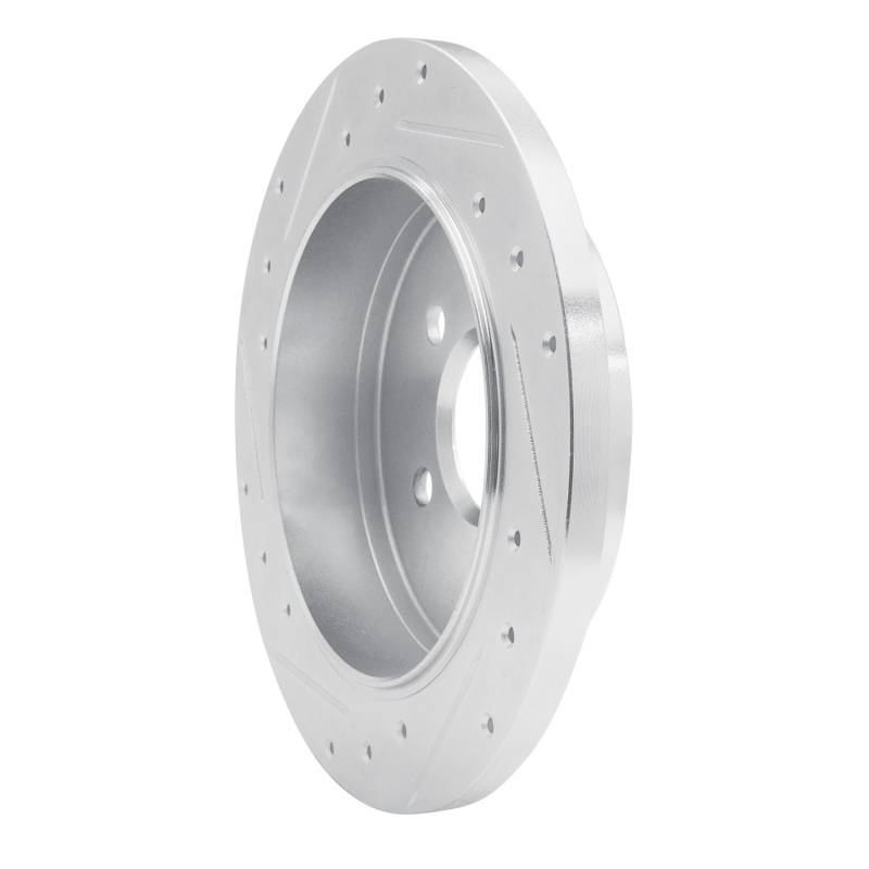Picture of RNC Brake Rotor - Drill & Slot - R1 98-05 Mercedes-Benz ML320 Rear Right Drilled & Slotted Silver Brake Rotor rnc631-63123R