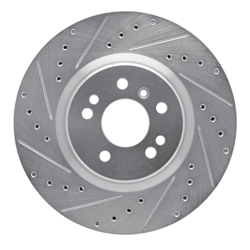 Picture of RNC Brake Rotor - Drill & Slot - R1 06-12 Mercedes-Benz ML350 Front Left Drilled & Slotted Silver Brake Rotor rnc631-63128L