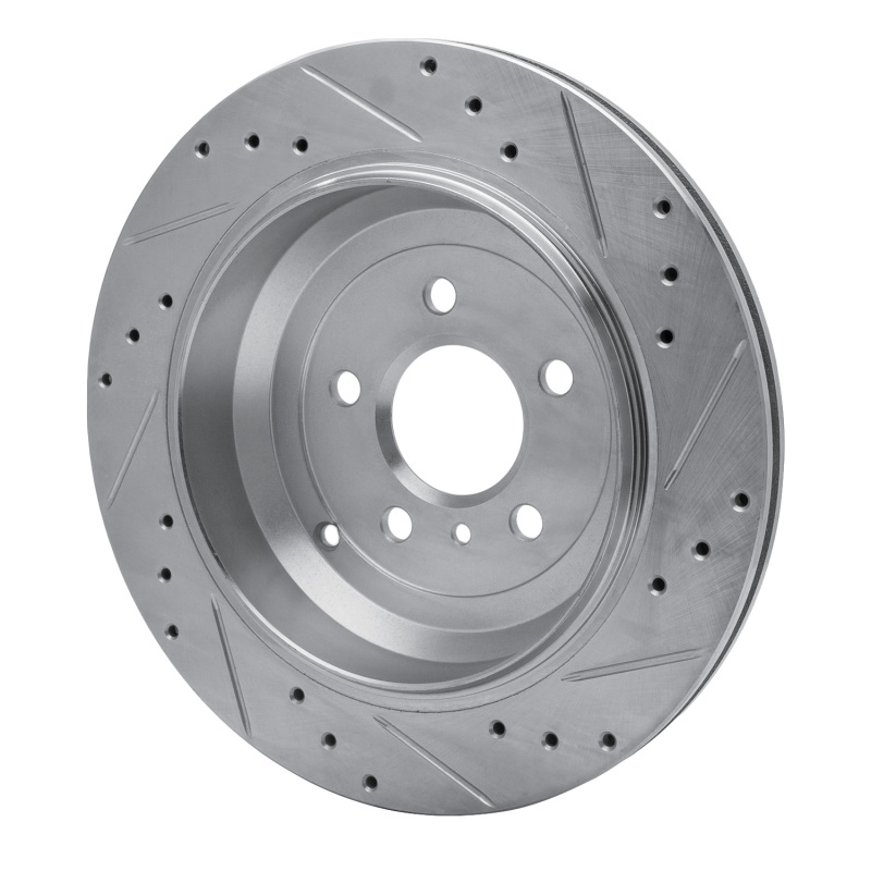 Picture of RNC Brake Rotor - Drill & Slot - R1 06-12 Mercedes-Benz ML320 Rear Left Drilled & Slotted Silver Brake Rotor rnc631-63131L