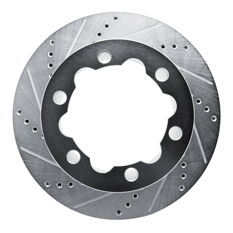 Picture of RNC Brake Rotor - Drill & Slot - R1 06-25 American Coach Patriot Rear Left Drilled & Slotted Silver Brake Rotor rnc631-63134L