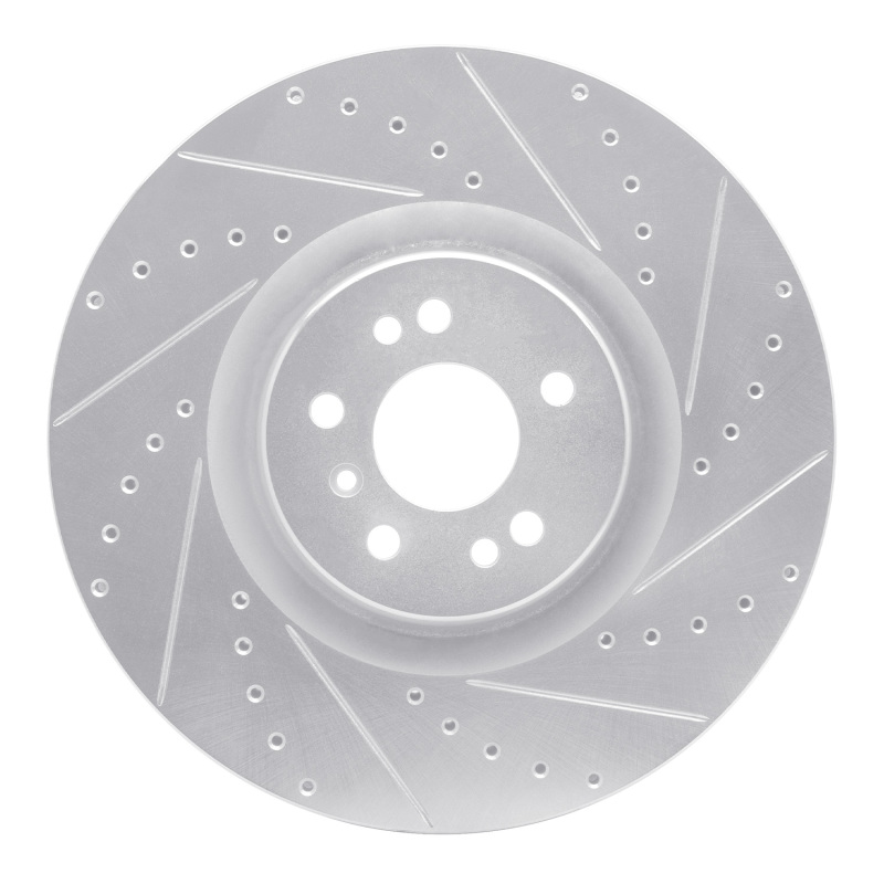Picture of RNC Brake Rotor - Drill & Slot - R1 07-09 Mercedes-Benz GL320 Front Right Drilled & Slotted Silver Brake Rotor rnc631-63136R