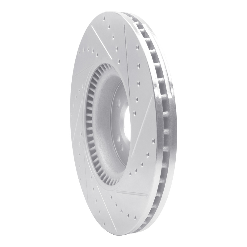Picture of RNC Brake Rotor - Drill & Slot - R1 07-09 Mercedes-Benz GL320 Front Left Drilled & Slotted Silver Brake Rotor rnc631-63136L