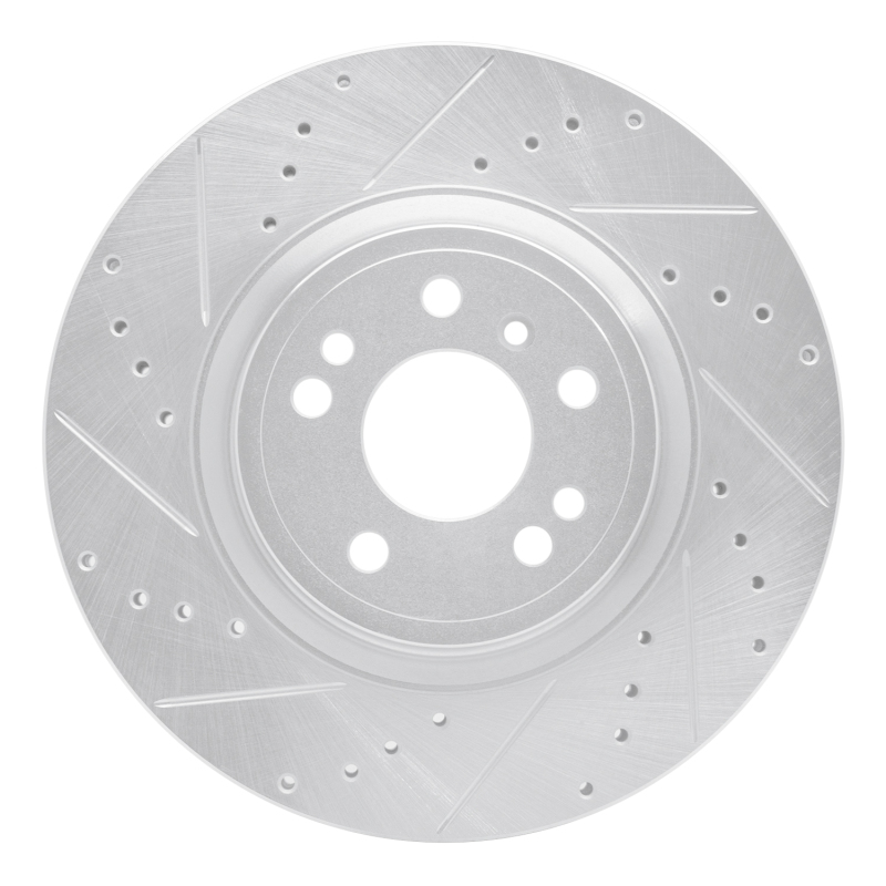 Picture of RNC Brake Rotor - Drill & Slot - R1 12-18 Mercedes-Benz ML350 Front Left Drilled & Slotted Silver Brake Rotor rnc631-63144L