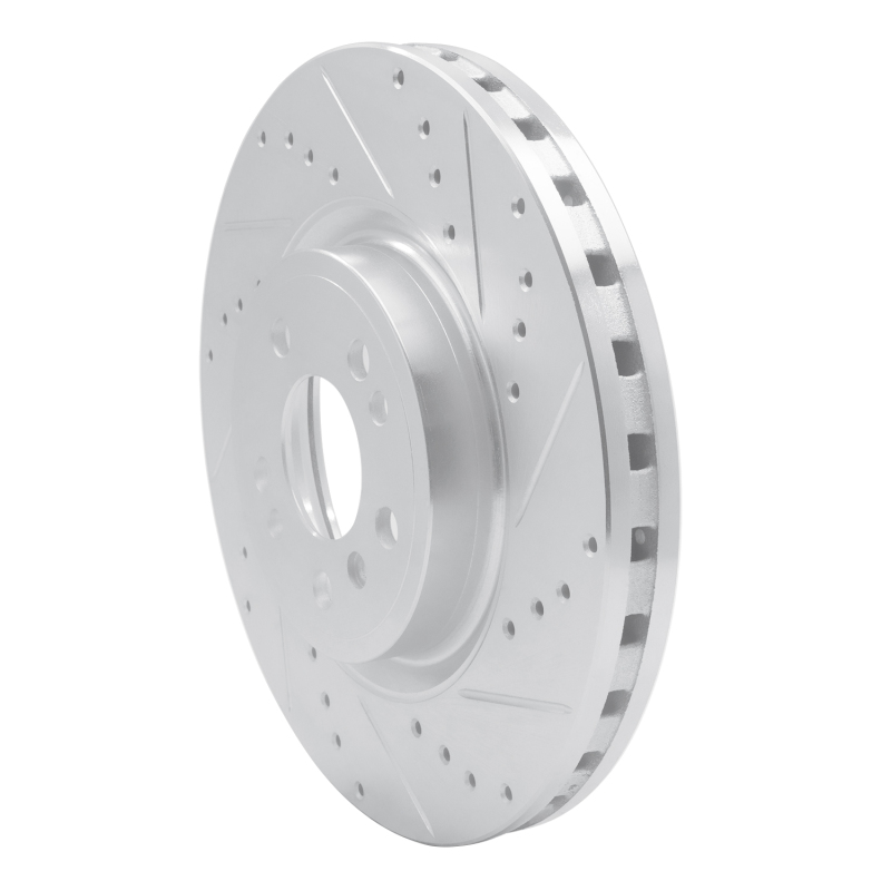 Picture of RNC Brake Rotor - Drill & Slot - R1 12-18 Mercedes-Benz ML250 Front Right Drilled & Slotted Silver Brake Rotor rnc631-63144R