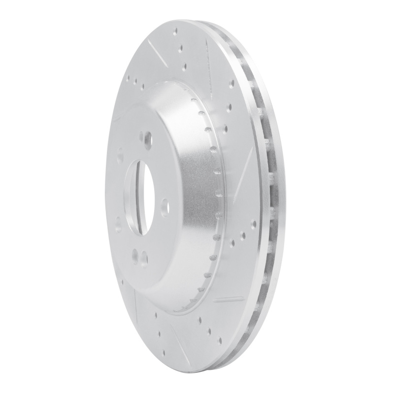 Picture of RNC Brake Rotor - Drill & Slot - R1 15-21 Mercedes-Benz S450 Rear Right Drilled & Slotted Silver Brake Rotor rnc631-63165R