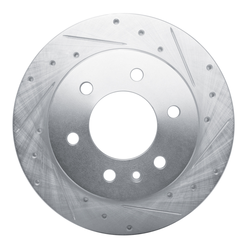 Picture of RNC Brake Rotor - Drill & Slot - R1 19-25 Freightliner SprintER 2500 Rear Right Drilled & Slotted Silver Brake Rotor rnc631-63175R