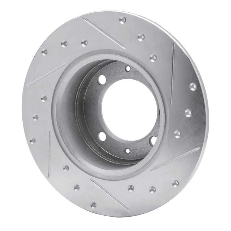 Picture of RNC Brake Rotor - Drill & Slot - R1 69-87 Saab 99 Rear Left Front Left Drilled & Slotted Silver Brake Rotor rnc631-65000L