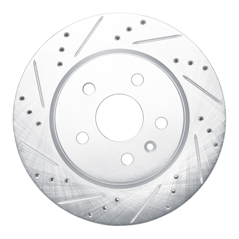 Picture of RNC Brake Rotor - Drill & Slot - R1 10-25 Buick ALLURE Rear Left Drilled & Slotted Silver Brake Rotor rnc631-65024L