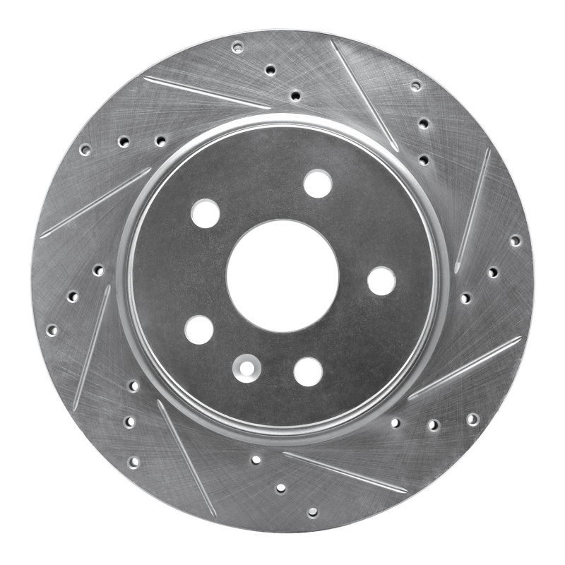 Picture of RNC Brake Rotor - Drill & Slot - R1 10-25 Buick Regal Rear Right Drilled & Slotted Silver Brake Rotor rnc631-65024R