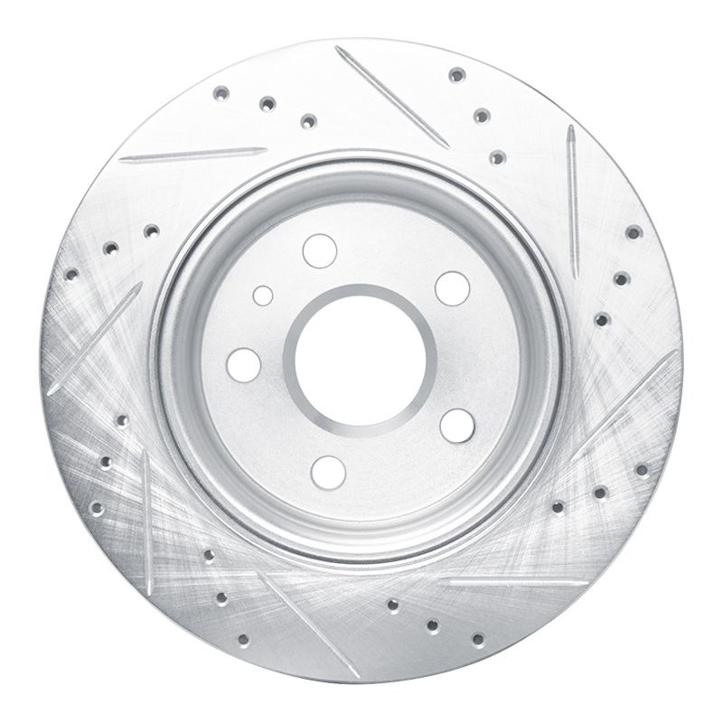 Picture of RNC Brake Rotor - Drill & Slot - R1 10-25 Buick ALLURE Rear Left Drilled & Slotted Silver Brake Rotor rnc631-65024L