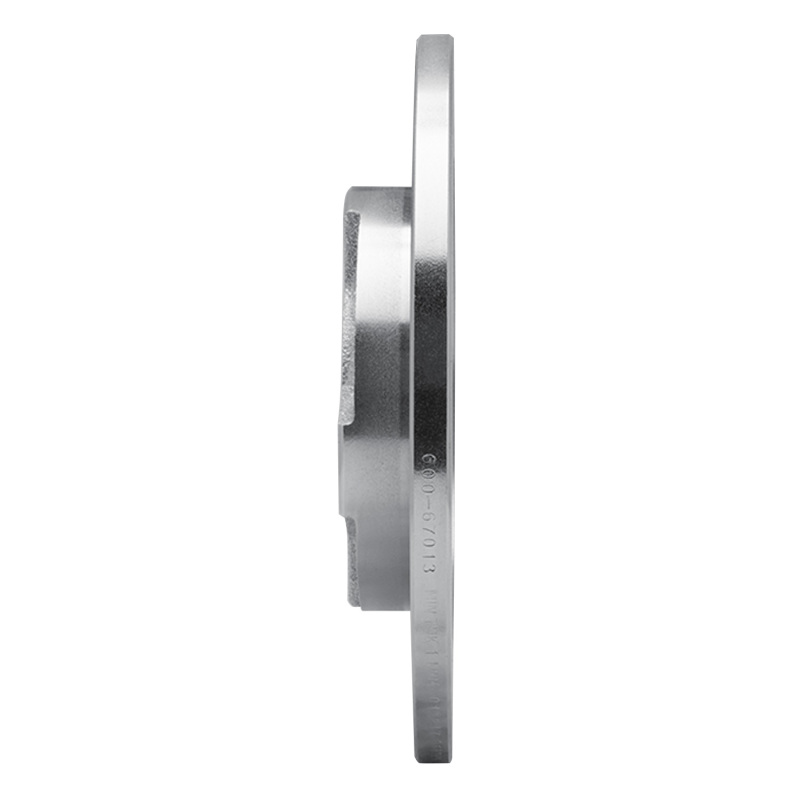 Picture of RNC Brake Rotor - Drill & Slot - R1 82-86 Nissan Pulsar NX Front Left Drilled & Slotted Silver Brake Rotor rnc631-67013L