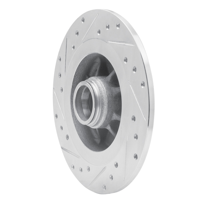 Picture of RNC Brake Rotor - Drill & Slot - R1 84-87 Nissan Maxima Rear Right Drilled & Slotted Silver Brake Rotor rnc631-67019R